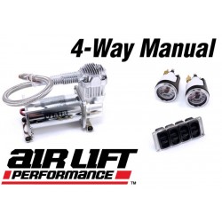 Air Lift Performance 4-Way Manual Package