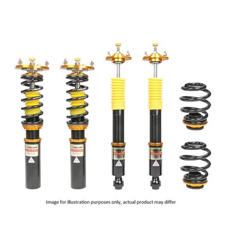 Yellow Speed Dynamic Pro Sport Coilovers - BMW 3 Series E30 325IX 85-91 45mm, 4wd rear coilover (welding/fab required)