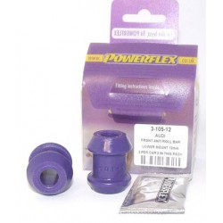 Audi 80/ 90 Quattro inc Avant (1983-1992) S2 Coupe B3 (1991-1996) Powerflex Front Outer Roll Bar Mount Lower 12mm - 12mm