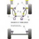 Saab 9-3 (1998-2002) Powerflex Front Anti Roll Bar Mounting 26mm - 26mm