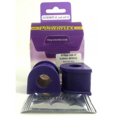 Subaru Legacy BL & BP (2003-2009) Powerflex Rear Anti Roll Bar To Chassis Bush 17mm - 17mm