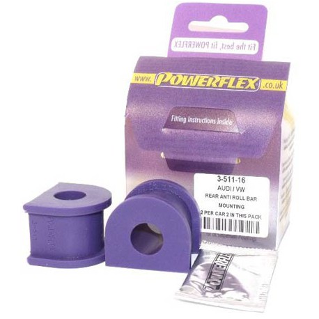 Volkswagen GOLF MODELS Powerflex Rear Anti Roll Bar Mounting 16mm - 16mm