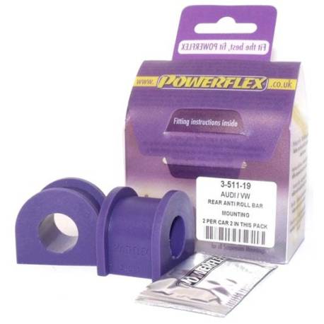 Volkswagen New Beetle & Cabrio (1998-2011) Powerflex Rear Anti Roll Bar Mounting 19mm - 19mm