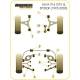Alfa Romeo GTV & Spider 2.0 & V6/ 916 (1995-2005) Powerflex Rear Lower Spring Inner Mount PFR1-713BLK