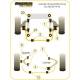 Audi 80/ 90 Quattro inc Avant (1992-1996)/ S2 inc Avant B4/ RS2 B4 (1994-1996) Powerflex Rear Lower Arm Front Bush PFR3-205BLK