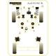 Audi A3 Mk1 Typ 8L 2WD (1996-2003) Powerflex Front Engine Mount Dog Bone Small Bush PFF85-505BLK