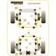 Audi Coupe Quattro (1985-1996) Quattro (1980-1991) Quattro Sport (1984-1985) Powerflex Front Wishbone Bush PFF3-101BLK