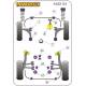 Audi S3 Mk1 Typ 8L 4WD (1999-2003) Powerflex Front Wishbone Front Bush, Cast Arm, 45mm OD - 45.5mm Diameter PFF3-501