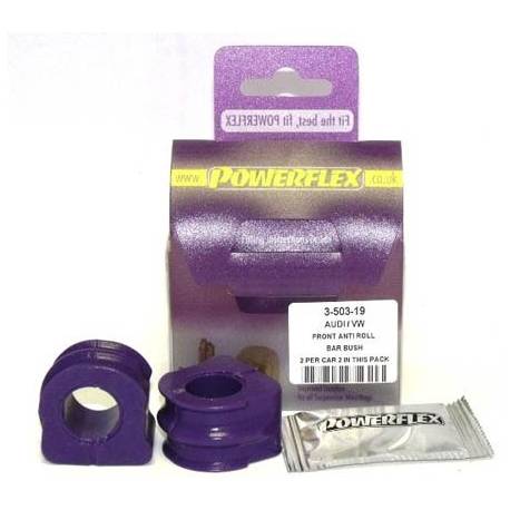 Audi S3 Mk1 Typ 8L 4WD (1999-2003) Powerflex Front Anti Roll Bar Mounting 19mm - 19mm PFF3-503-19