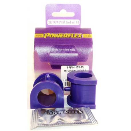 Mitsubishi Lancer Evolution 4-5-6-7 RS/GSR Powerflex Front Anti Roll Bar Mount 23mm - 23mm PFF44-103-23BLK