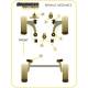 Renault Megane II inc RS 225/ R26 and Cup (2002 - 2008) Powerflex Gearbox Mounting Bush Insert PFF60-525BLK