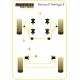 Renault Twingo Powerflex Front Anti Roll Bar Chassis Mount Bush 20mm - 20mm PFF60-202-20BLK