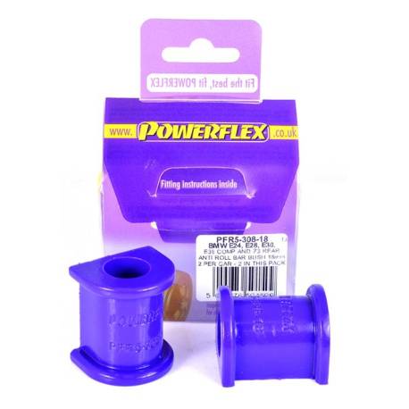 BMW E28 5 Series (1982 - 1988)/ E24 6 Series (1982 - 1989) Powerflex Rear Anti Roll Bar Mounting Bush 18mm - 18mm PFR5-308-18