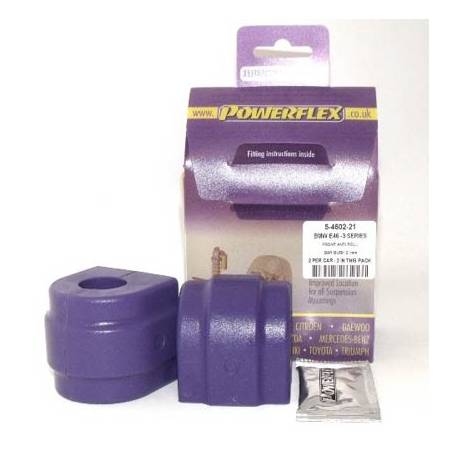 BMW E46 3 SERIES (1999 - 2006) Powerflex Front Anti Roll Bar Bush 21.5mm - 21.5mm PFF5-4602-21