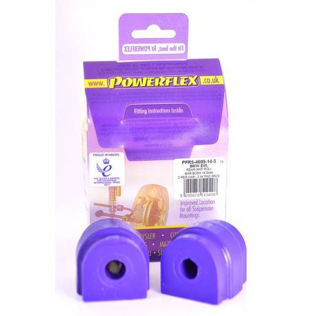 BMW E60/ E61 5 Series (2003-2010) Powerflex Rear Anti Roll Bar Mount 14.5mm - 14.5mm PFR5-4609-14.5