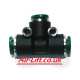 Union- Tee 1/4" Tube x 1/4" Tube x 1/4" Tube