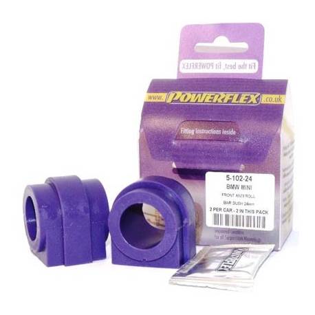 BMW Mini Generation 2 (R55/56/57) (2006-2013) Powerflex Front Anti Roll Bar Bush 24mm - 24mm PFF5-102-24