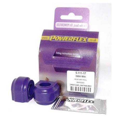 BMW Mini Generation 2 (R55/56/57) (2006-2013) Powerflex Rear Anti Roll Bar Bush 17mm - 17mm PFR5-111-17
