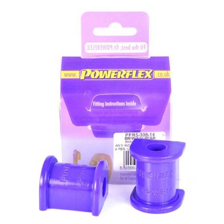 BMW Z1 (1988 - 1991) Powerflex Rear Roll Bar Mounting Bush 14mm - 14mm PFR5-308-14