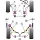 BMW Z3 (1994 - 2002) Powerflex Rear Shock Top Mount Bracket and Bush 10mm - 10mm