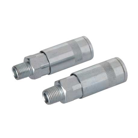 Air Line Quick Coupler 2pk Male thread