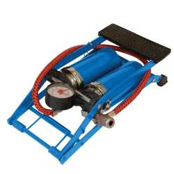 Foot Pump Heavy Duty Double Barrel