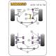 Alfa Romeo 147 (00-10)/ 156 (97-07)/ GT (03-10) Powerflex Rear Anti Roll Bar Bush 16mm - 16mm