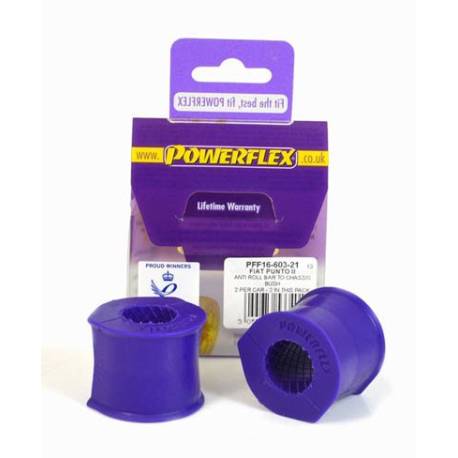 Fiat PUNTO MODELS Powerflex Front Anti Roll Bar To Chassis Bush 21mm - 21mm PFF16-603-21