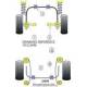 Ford Capri Powerflex Leaf Spring Shackle Mounts