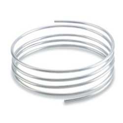 Aluminium Hard Line - 3/8", per foot