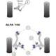 Alfa Romeo 166 Powerflex Rear Stabiliser Arm Bush PFR1-912