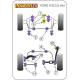 Ford Focus Mk1 inc ST and RS (up to 2006) & Estate Powerflex Charge Cooler Mountings