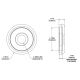 Mag Daddy Magnetic Screw Mount - Large (6.5mm hole)