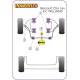 Renault Clio including 16v & Williams Powerflex Front Lower Wishbone Bush, Camber Adjustable