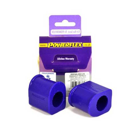 Renault Twingo Powerflex Front Anti Roll Bar Chassis Mount Bush 24mm - 24mm