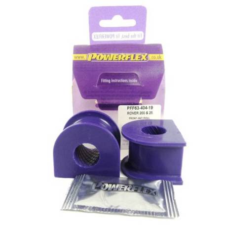 Rover 200 Series (Old Shape) 400 Series (Old Shape) Powerflex Front Anti Roll Bar Mounts 19mm - 19mm PFF63-404-19