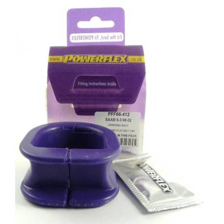 Saab 9-3 (1998-2002) Powerflex Steering Rack Mounting Flat Bottom