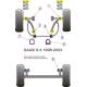Saab 9-3 (1998-2002) Powerflex Rear Axle Mounting Bush PFR66-315