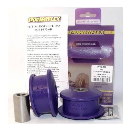 Audi A3 Mk1 Typ 8L 2WD (1996-2003) Powerflex Front Wishbone Rear Bush