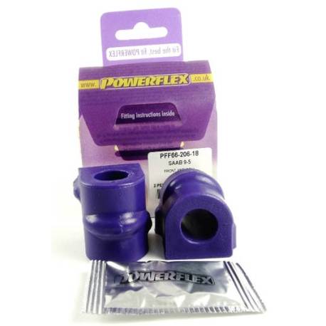 Saab 9-5 (1998-2010) YS3E Powerflex Front Anti Roll Bar Mounting Bush 18mm - 18mm PFF66-206-18