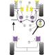 Seat Arosa (1997 - 2004) Powerflex Front Wishbone Rear Bush