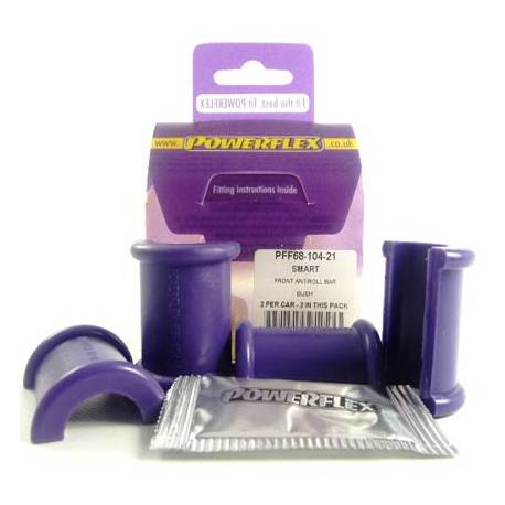Smart ForTwo/ City-Coupe and Roadster inc Brabus (1998-2007) Powerflex Front Anti Roll Bar Bush 21mm - 21mm