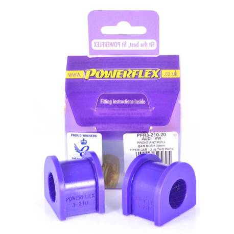 Audi A4 / S4 (B6) 2001 - 2005 Powerflex Rear Anti Roll Bar Bush 20mm - 20mm PFR3-210-20