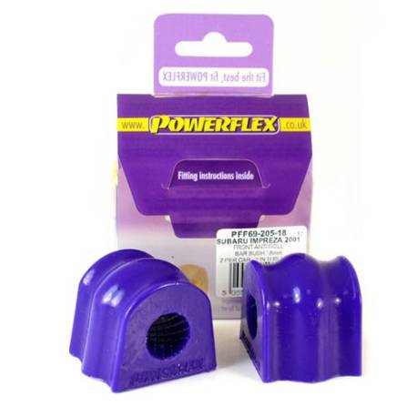 Subaru Impreza Turbo/ WRX & Sti (GD/GG 00 to 07) Powerflex Front Anti Roll Bar Bush - 18mm PFF69-205-18