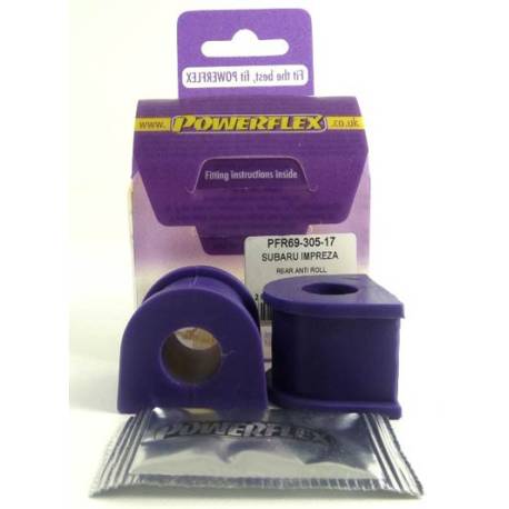 Subaru Legacy BE & BH 98 to 04 Powerflex Rear Anti Roll Bar To Chassis Bush 17mm - 17mm