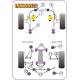 Subaru Legacy BE & BH 98 to 04 Powerflex Rear Anti Roll Bar To Chassis Bush 20mm - 20mm