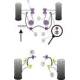 Vauxhall / Opel Calibra (1989-1997) Powerflex Rear Anti Roll Bar Mount (inner) 18mm - 18mm
