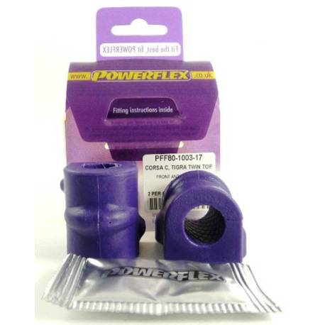 Vauxhall / Opel CORSA MODELS Powerflex Front Anti Roll Bar Bush 17mm - 17mm PFF80-1003-17